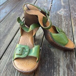 Born Clog Block Heel Sandals